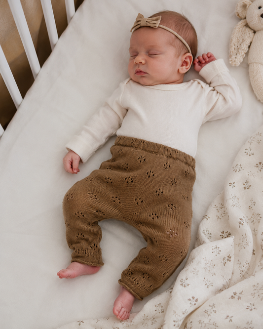 Pantalón Calado Avellana