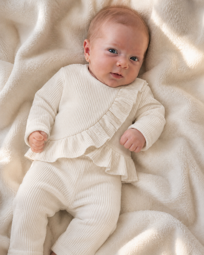 Conjunto Volant Blanc
